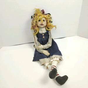 OOAK 1999 “Mary Sunshine” by Dianne Adam – Signed Handmade Folk Art Doll 22"